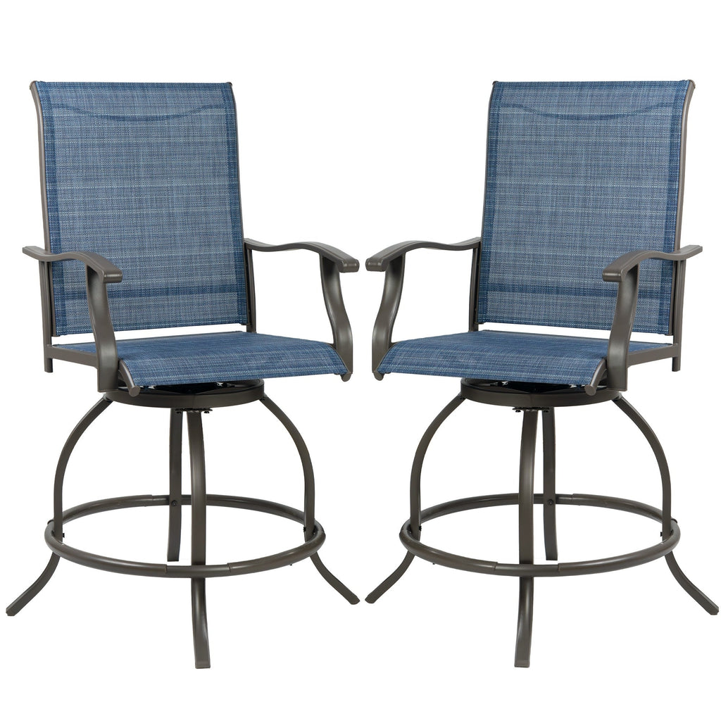 Kozyard Isabella High Swivel Bar Stools/Chair Set