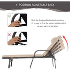 Kullavik 3-PiecesOutdoor Chaise Lounge Set