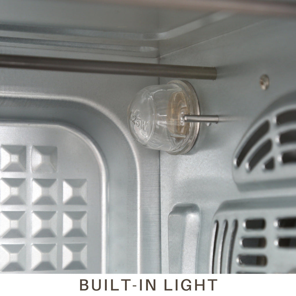 LNC 12-In-1 Large 34QT Countertop Toaster Oven Convection Rotisserie Air Fryer - 19.5 L x 15 W x 12.5 H