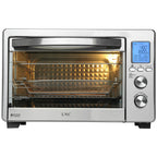 LNC 12-In-1 Large 34QT Countertop Toaster Oven Convection Rotisserie Air Fryer - 19.5 L x 15 W x 12.5 H