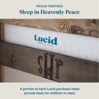 Lucid Firm 10-inch Gel Memory Foam Mattress