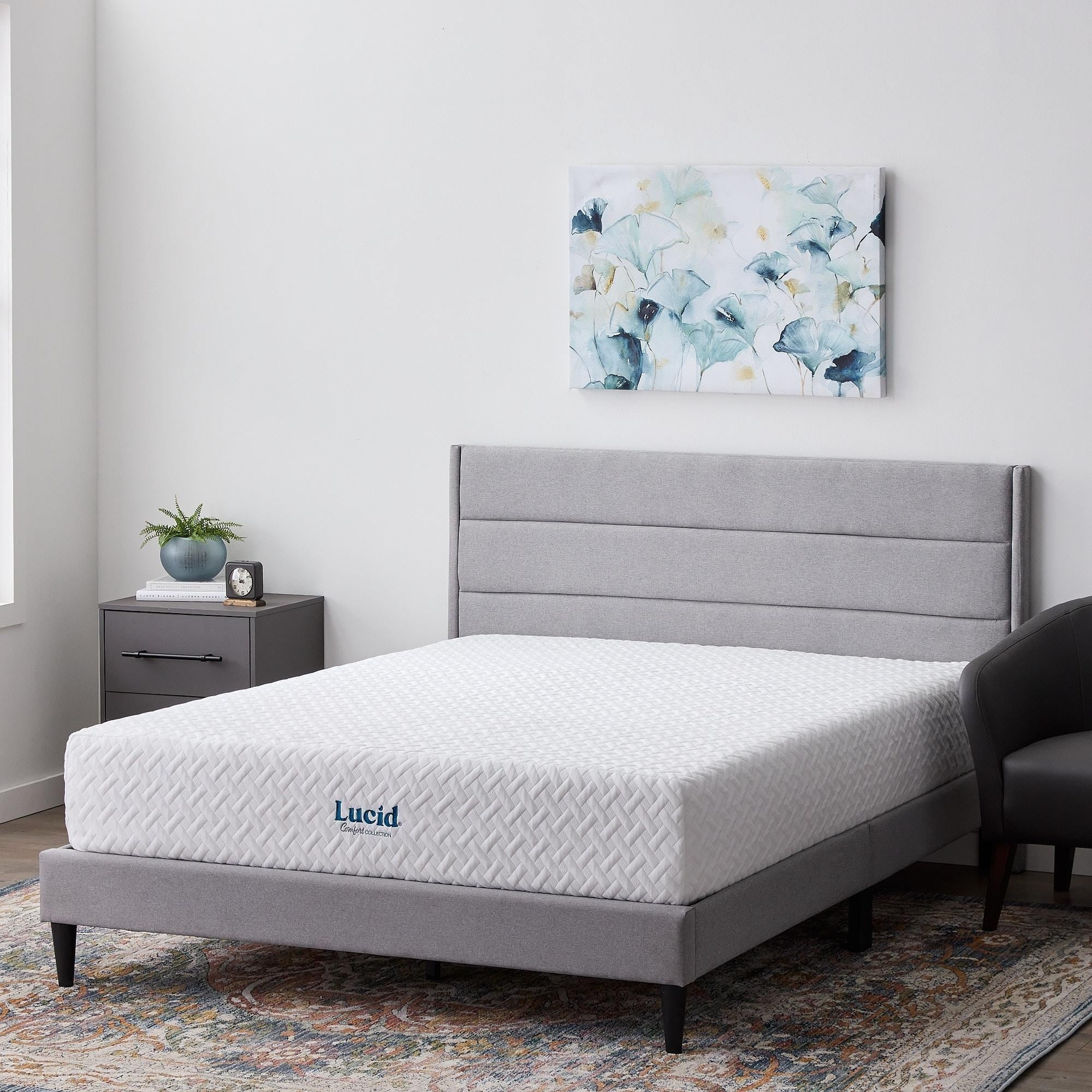 Lucid 12-inch Firm Gel Memory Foam Mattress