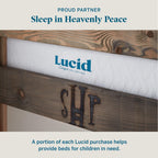 Lucid 12-inch Gel and Aloe Vera Hybrid Mattress