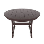 Polytrends Laguna Hdpe All Weather Outdoor Patio Dining Set with Round Table, Armchairs (5-Piece Set)