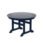 Polytrends Laguna Hdpe All Weather Outdoor Patio Dining Set with Round Table, Armchairs (5-Piece Set)