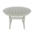 Polytrends Laguna Hdpe All Weather Outdoor Patio Dining Set with Round Table, Armchairs (5-Piece Set)