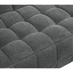 Liyasi 2 Seater Full Compression Sofa Beige Lychee Velvet No Assembly Required