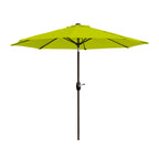 Lopes 9-foot Patio Umbrella with Bronze Finish Base Weight Stand Included