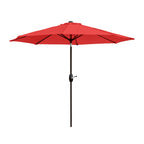 Lopes 9-foot Patio Umbrella with Bronze Finish Base Weight Stand Included