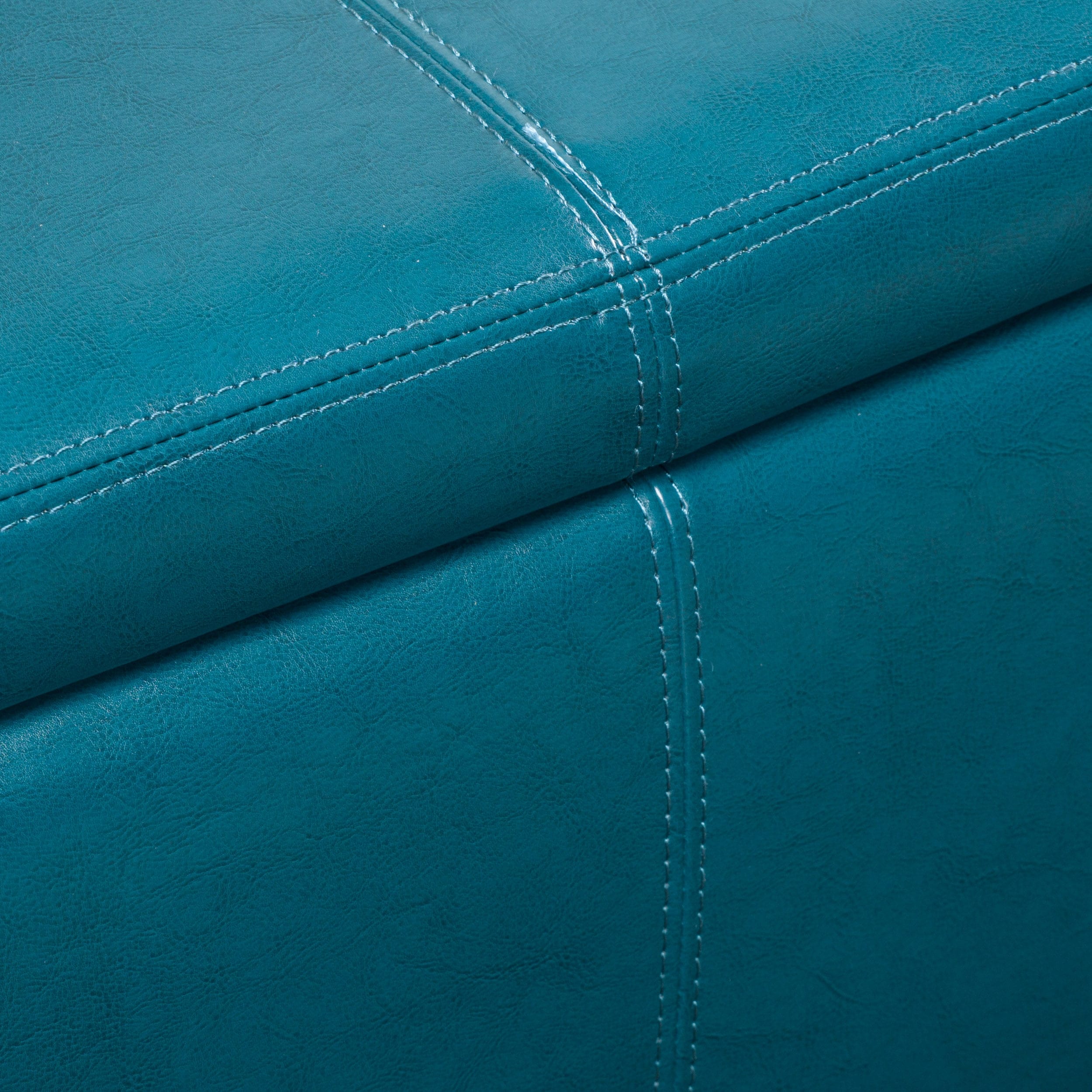 Lucinda Faux Leather Storage Bench by Christopher Knight Home - 51.25 L x 17.50 W x 16.25 H