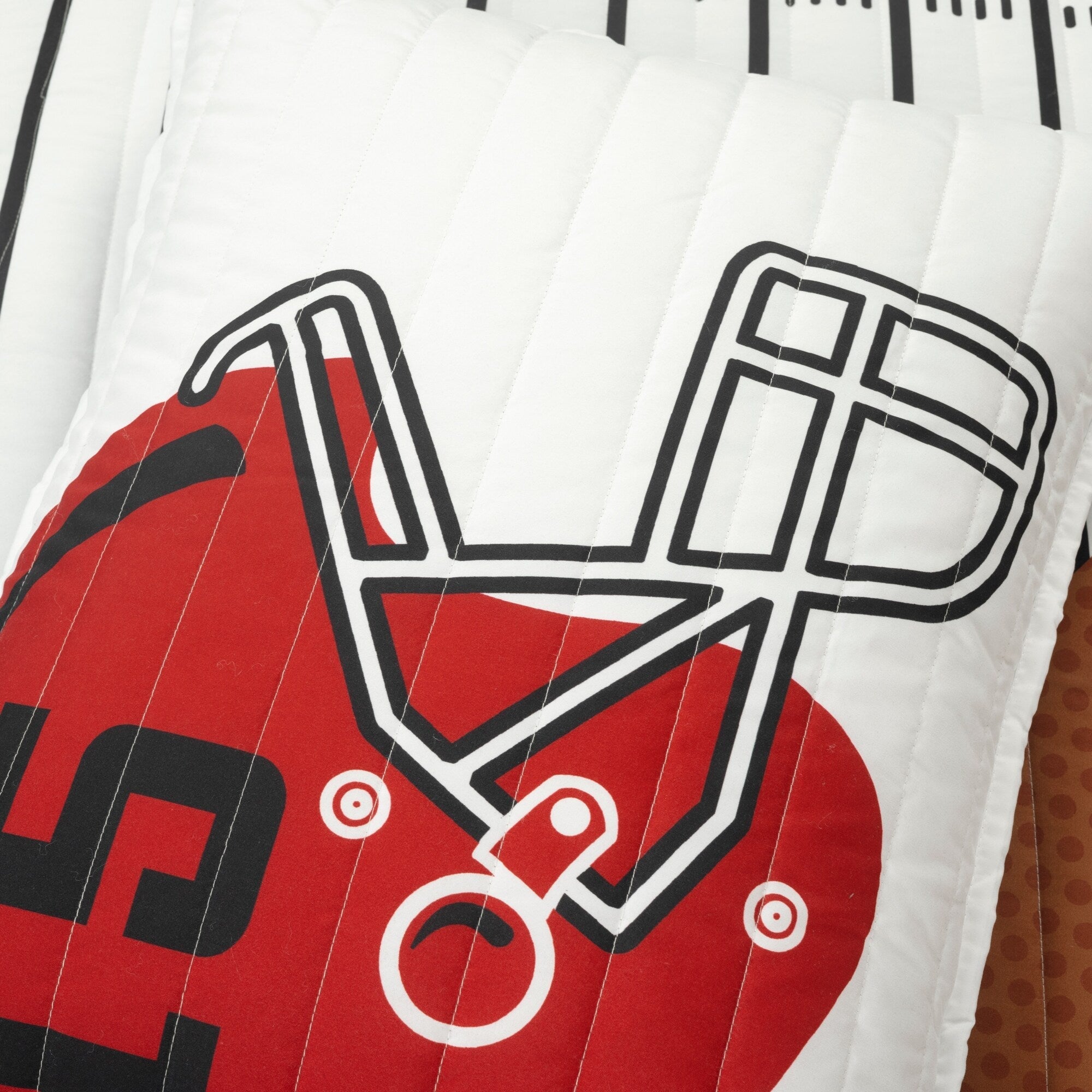 Lush Decor American Football Reversible Oversized Kids Quilt