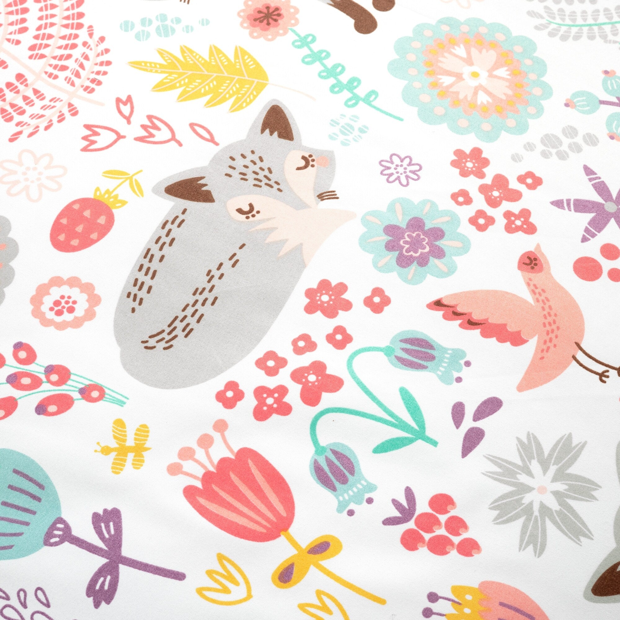 Lush Decor Pixie Fox With Sheet Set Kids Back To Campus Comforter