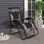 Oversize XL Padded Zero Gravity Lounge Chair Wider Armrest Adjustable Recliner with Cup Holder - N/A