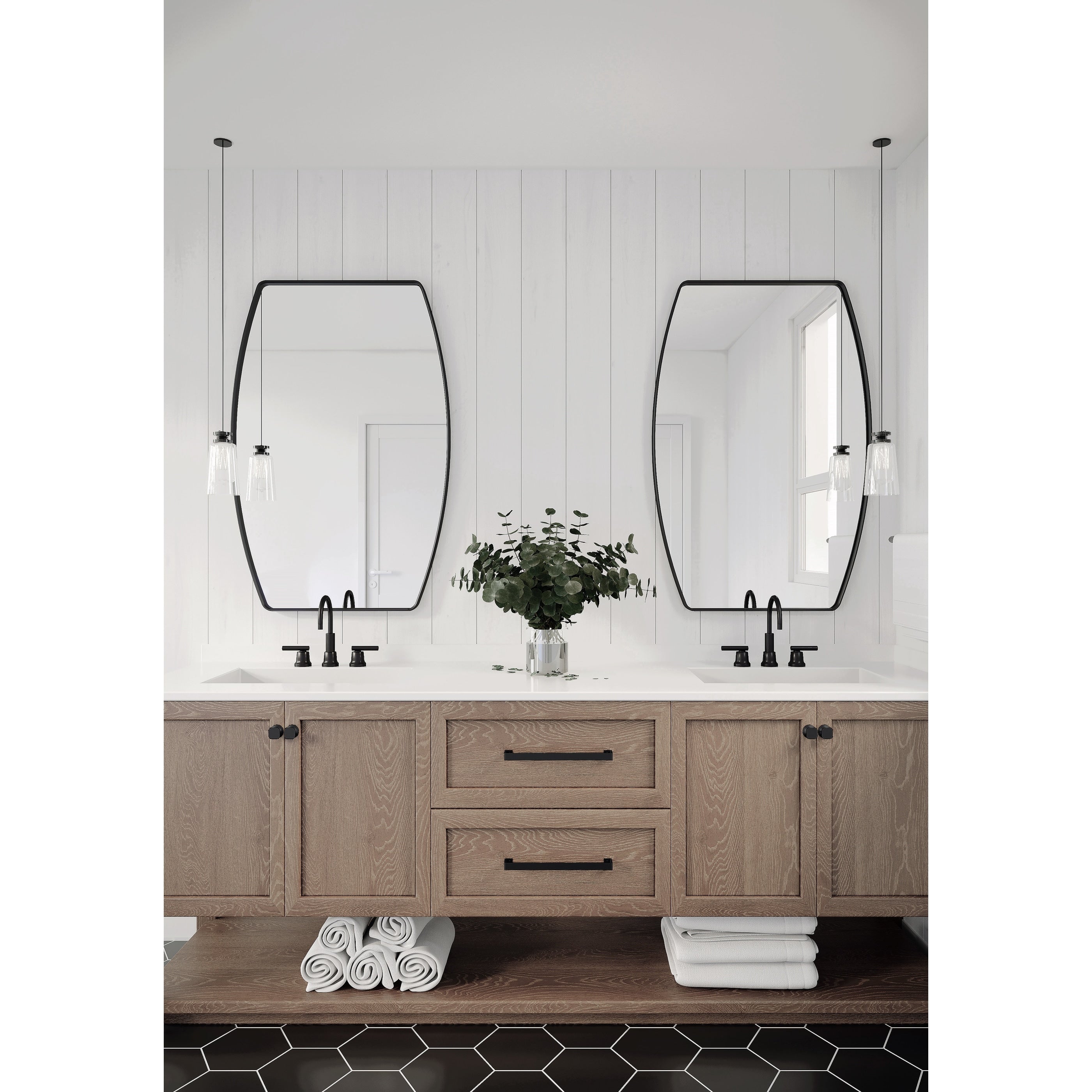 MacLuu Oblong Metal Wall Mirror