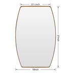MacLuu Oblong Metal Wall Mirror
