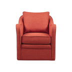 Madison Park Betty Upholstered Swivel Curved Armchair