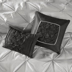 Madison Park Essentials Loretta 24-Piece Room in a Bag with Window Panels and Sheet Set