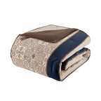 Madison Park Essentials Parker Jacquard Embroidered Pieced 24 Piece Room in a Bag
