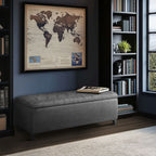 Madison Park Sasha Tufted Top Upholstered Storage Bench