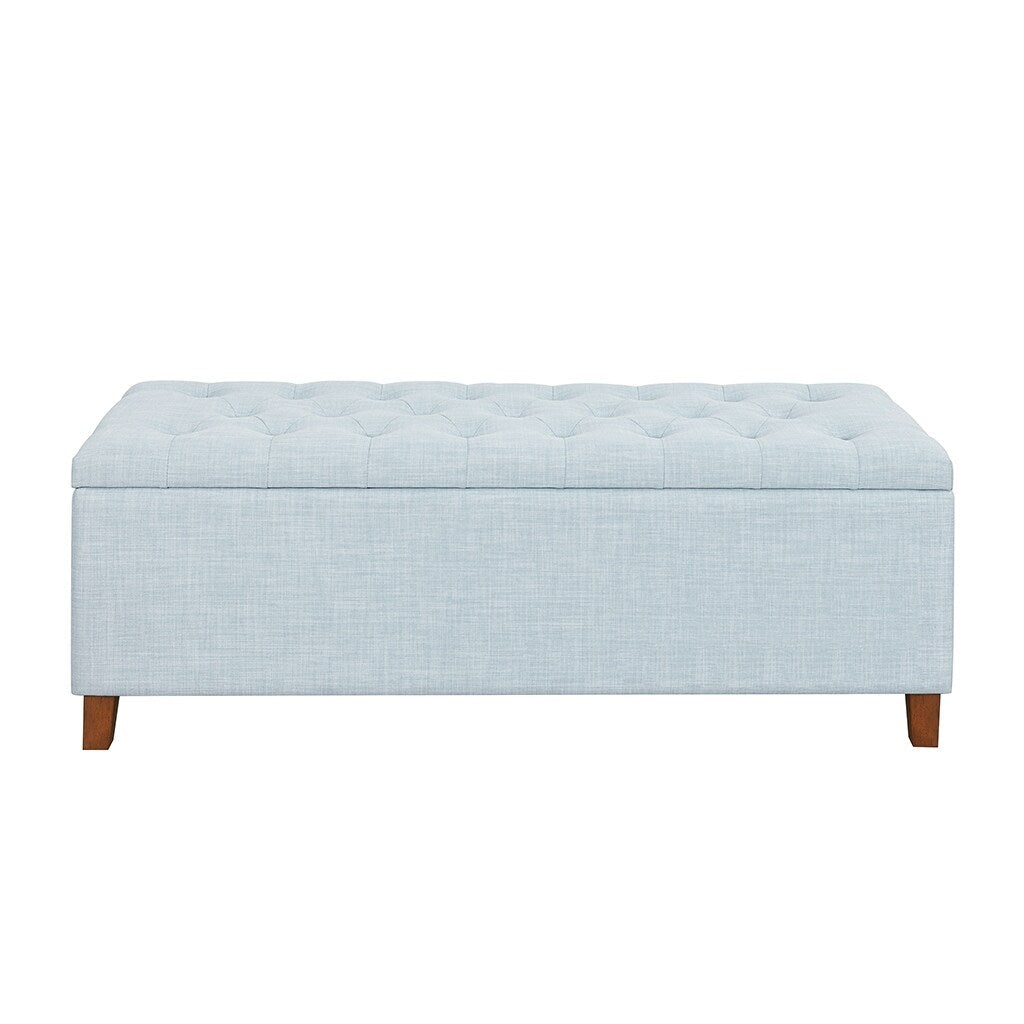 Madison Park Sasha Tufted Top Upholstered Storage Bench