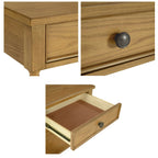 Madison Park Signature Beckett Turned Wood Spindle Nightstand with Drawer & Shelf