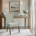 Madison Park Signature Ultra Upholstered Dining Side Chairs With Wood Legs (Set of 2) - N/A