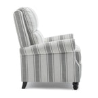 Manual Pushback Recliner Chairs with Nailhead Trim