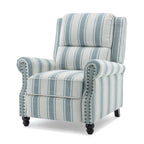 Manual Pushback Recliner Chairs with Nailhead Trim