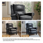 Manual Pushback Recliner Chairs with Nailhead Trim