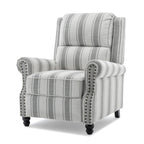 Manual Pushback Recliner Chairs with Nailhead Trim