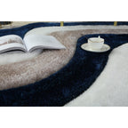 Mateos Shag Abstract Designed Area Rug