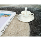 Mateos Shag Abstract Designed Area Rug