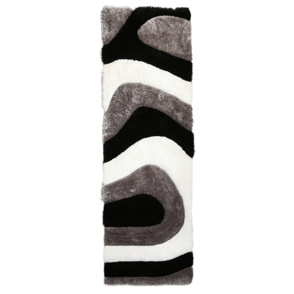 Mateos Shag Abstract Designed Area Rug