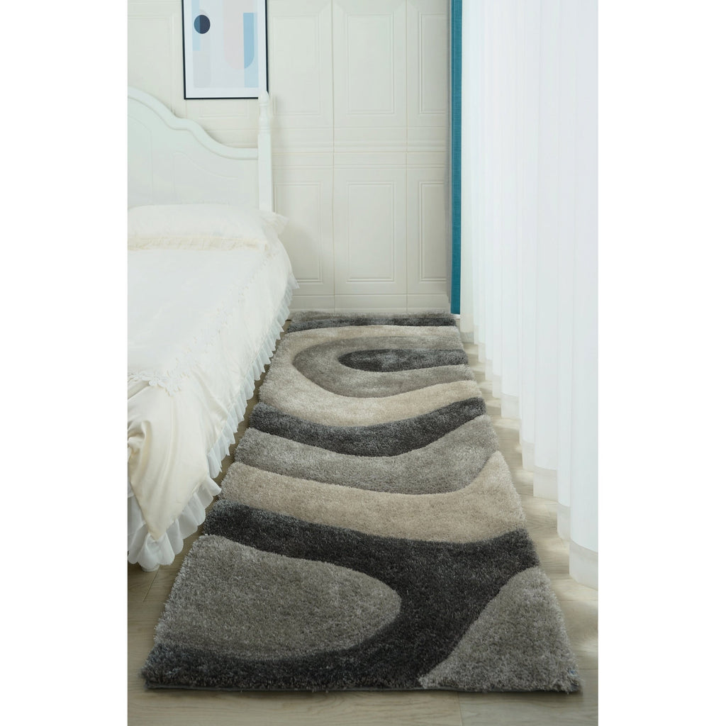 Mateos Shag Abstract Designed Area Rug