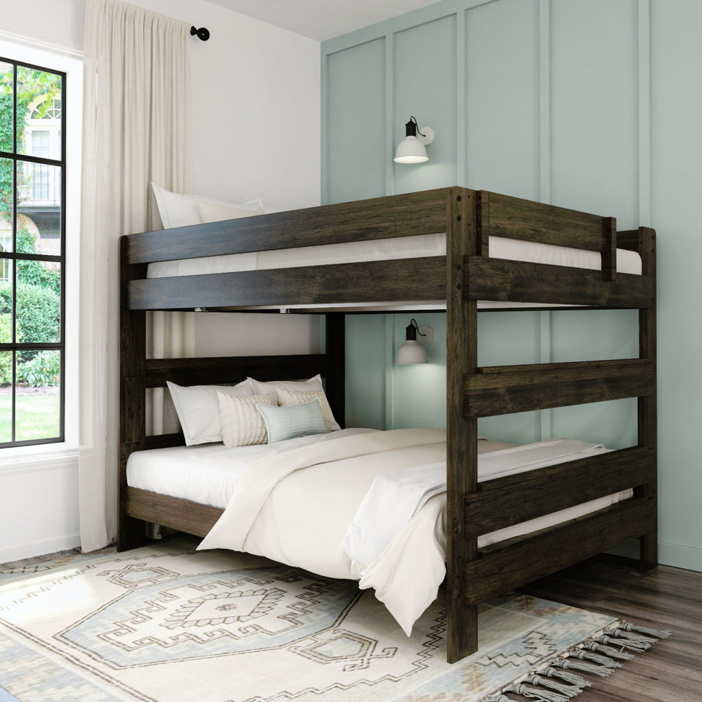 Max and Lily Farmhouse Queen over Queen Bunk Bed