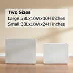 Metallic Heavy Planter for Outdoor Plants, 38Lx10Wx30H Inches Tall and Long Metal Divider Planter Box - 38x30x10