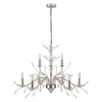 Farmhouse Retro Tree Branch Crystal Chandelier Candle-Style Pendant Light