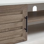 Mid-Century Modern TV Stand For TVs Up To 70 Entertainment Center Media Console - 20.5'' H X 59'' W X 15.5'' D