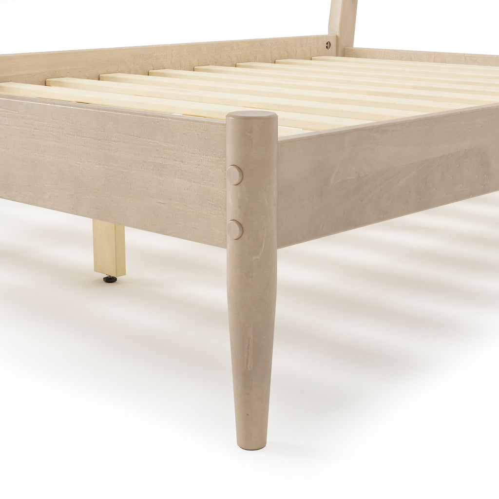 Mid-Century Panel Bed