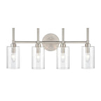 Millennium Lighting Chastine Bathroom Vanity Light Fixture with Clear Beveled Glass Shades