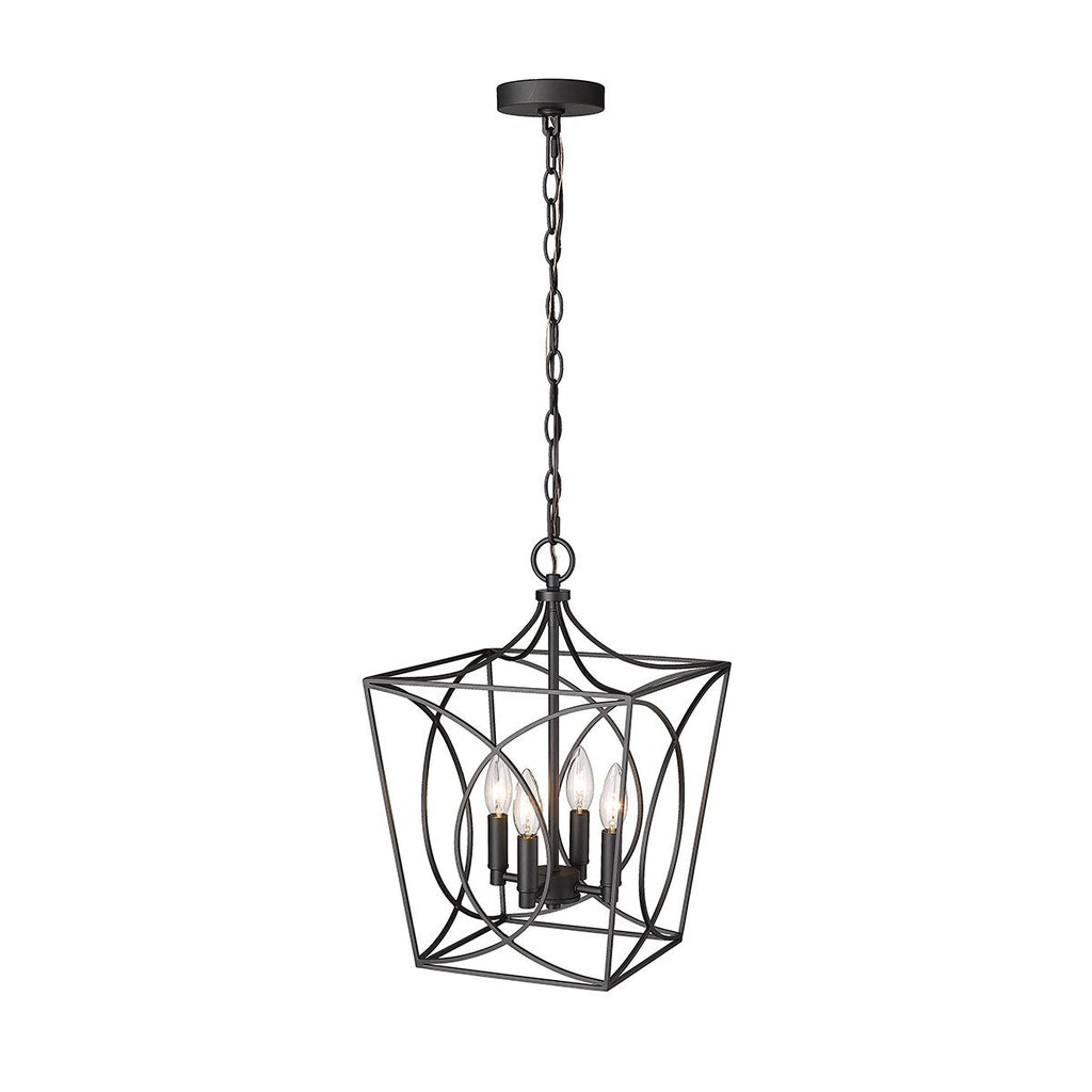 Millennium Lighting Tracy 4 Light Pendant Fixture in Multiple Finishes