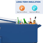 Moasis 80 Quart Rolling Cooler