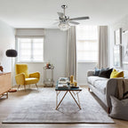 Modern Chrome 52-inch Crystal Chandelier Ceiling Fan with Remote