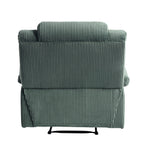 Modern Corduroy Manual Recliner Chair, Lounger Adjustable Recliners with Wide Armrest