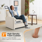 Modern Elephant Ears Armchair Accent Sofa Comfortable Seating for Living Room & Bedroom