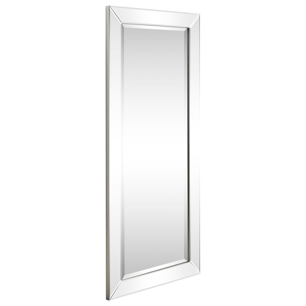 Beveled Rectangular Clear HD Wall Mounted Mirror for Bathroom, Vanity, Bedroom Mirrors, 3 sizes