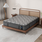 Modland 14-inch Hybrid Medium Euro Top Mattress, Pocket Spring Mattress in a Box