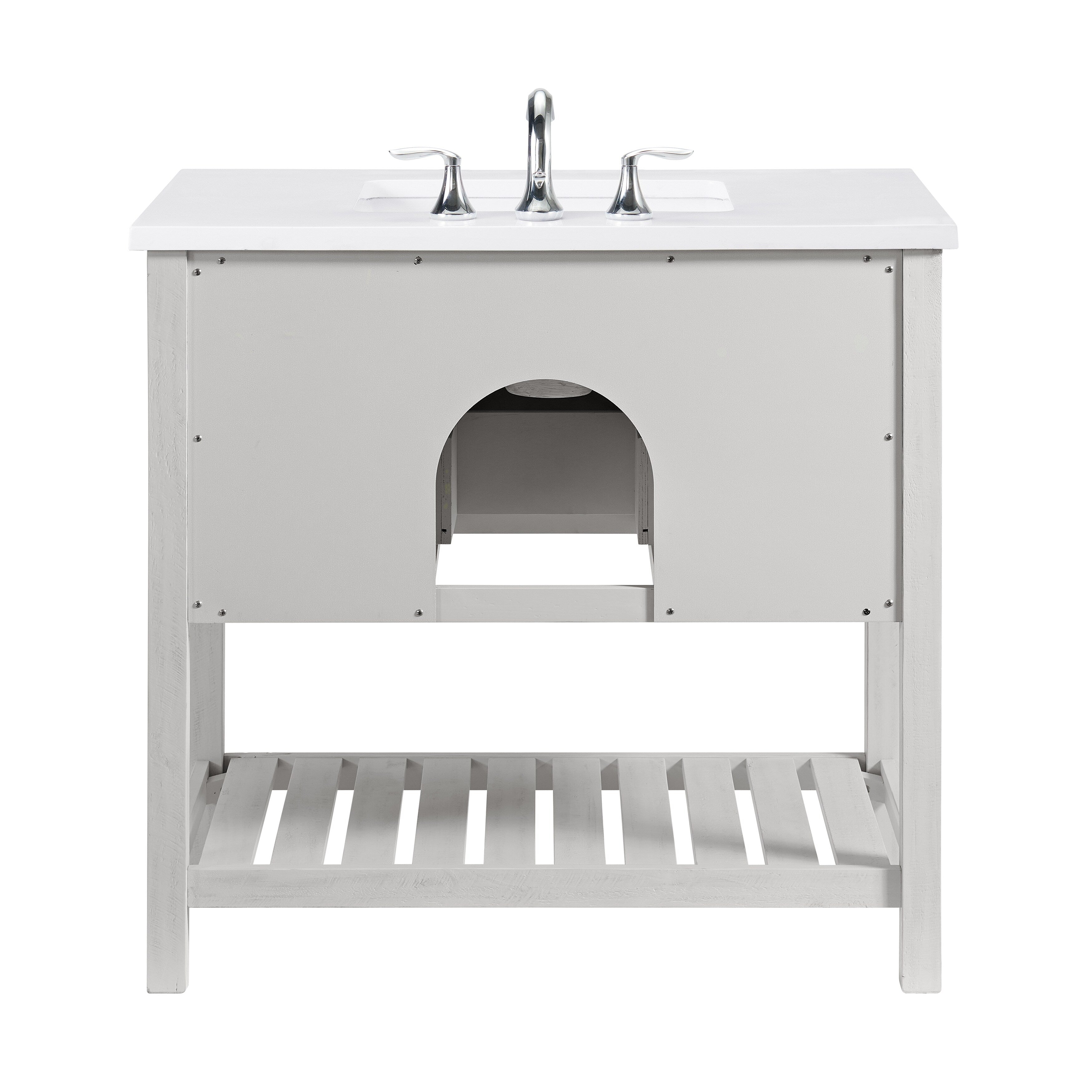 Monterey 37 Farmhouse Single Bathroom Vanity with Top