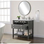 Monterey 37 Farmhouse Single Bathroom Vanity with Top
