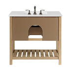 Monterey 37 Farmhouse Single Bathroom Vanity with Top